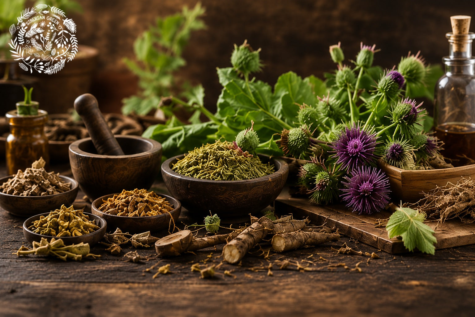 beneficios del aceite de raíz de bardana