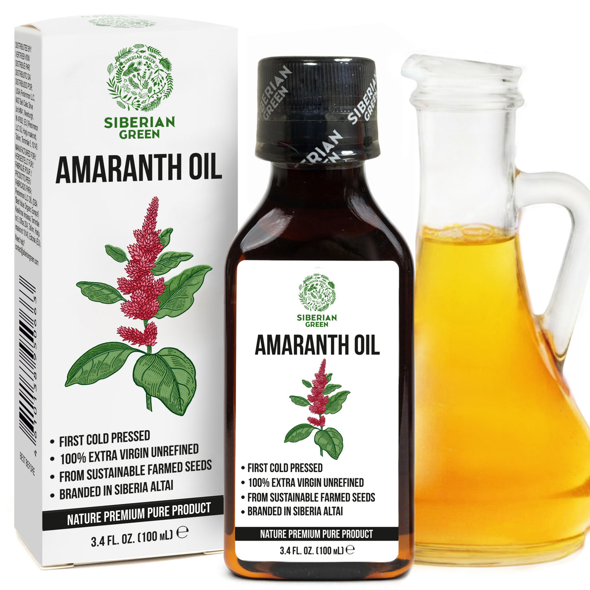 Olio premium di amaranto siberiano - 100 ml