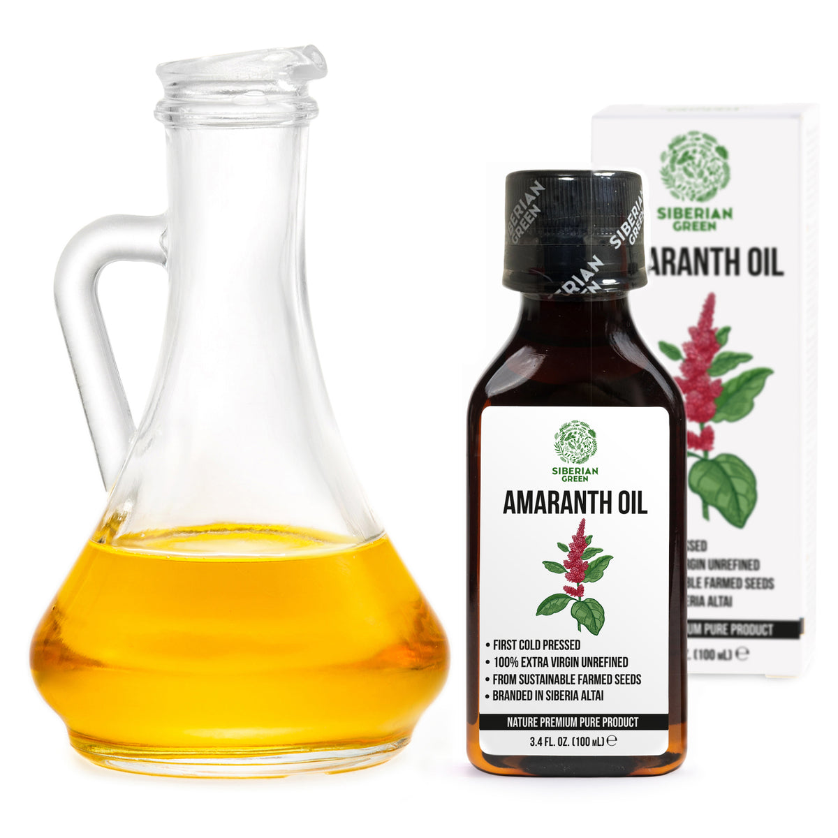 Olio premium di amaranto siberiano - 100 ml