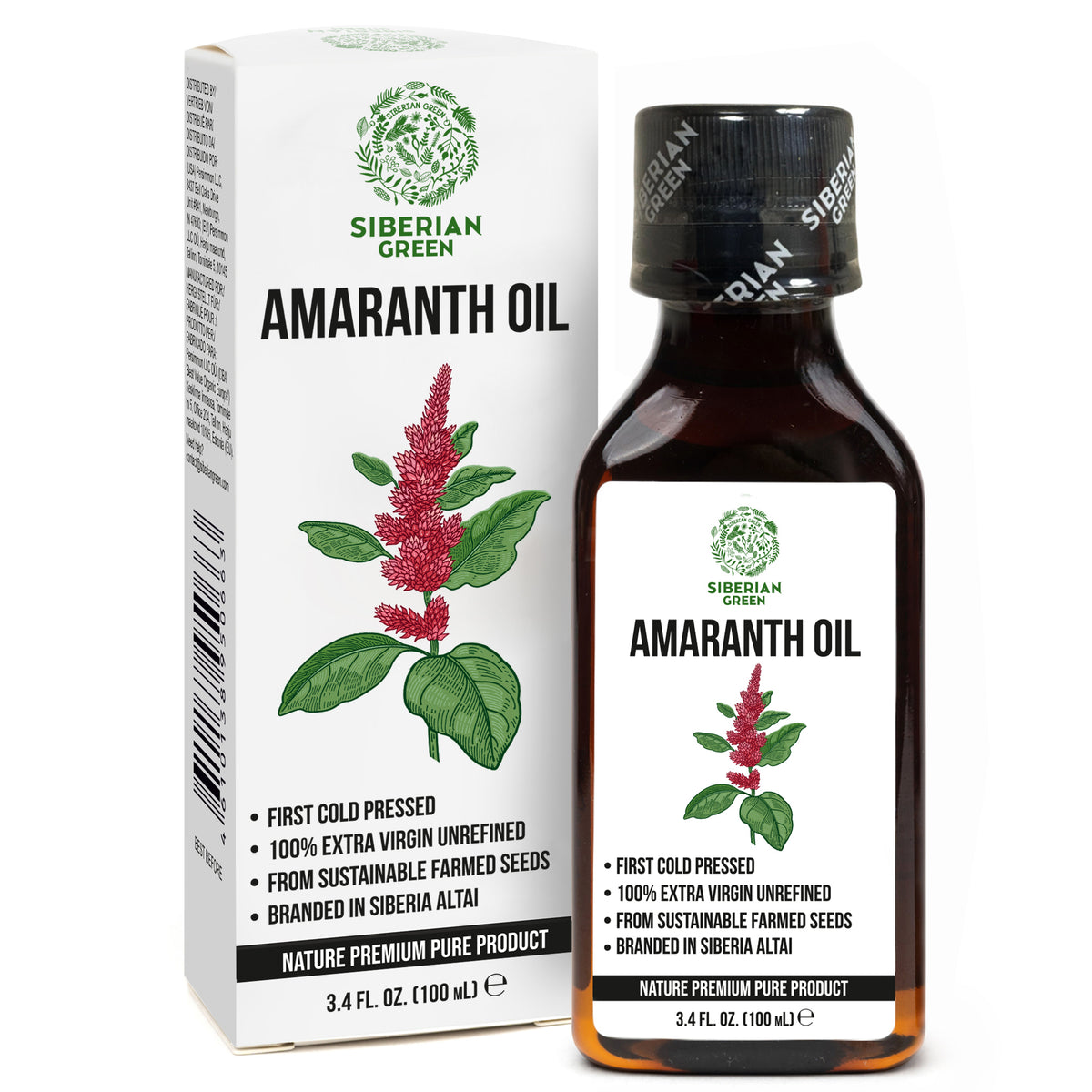 Olio premium di amaranto siberiano - 100 ml