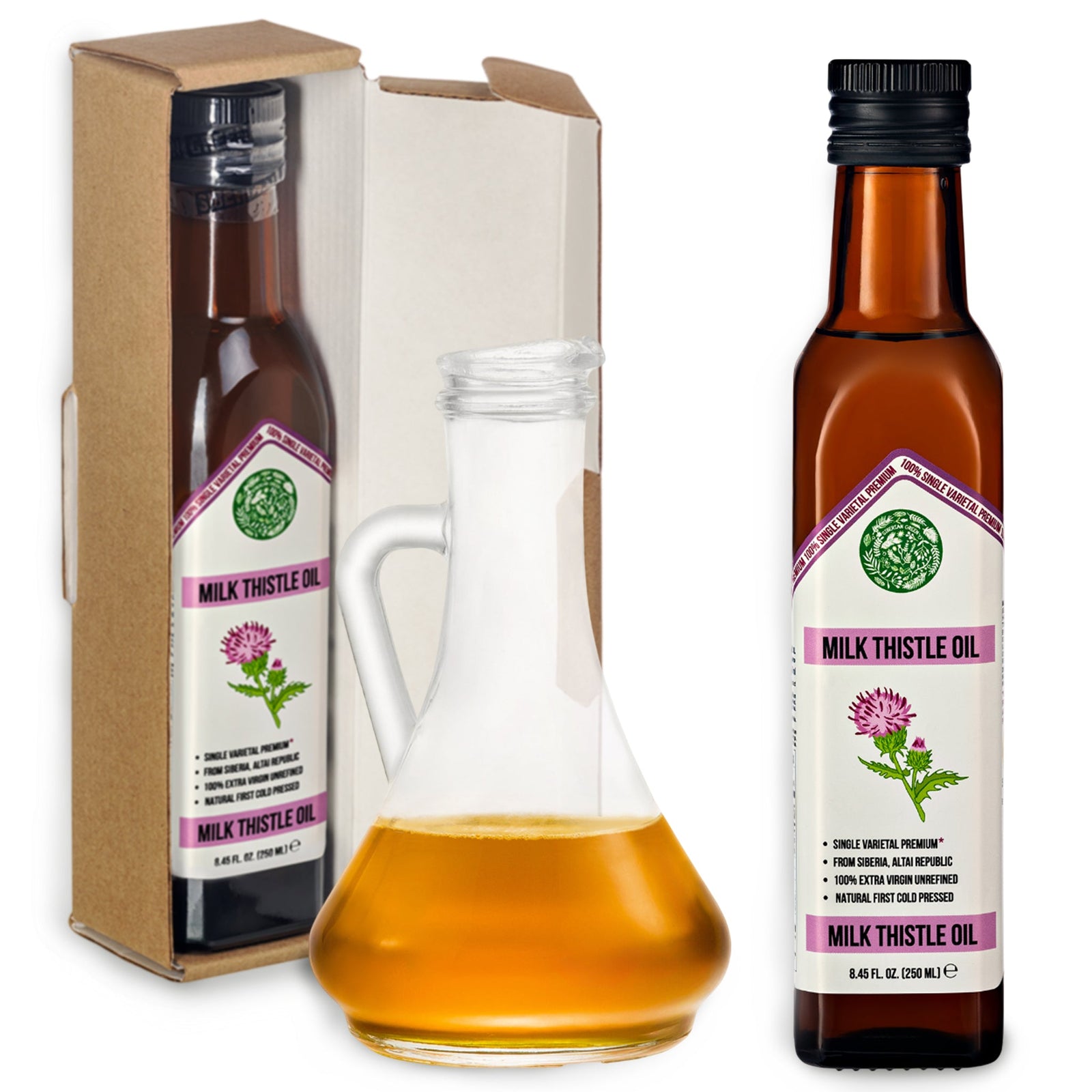 Cold Pressed Milk Thistle Oil 250ml 