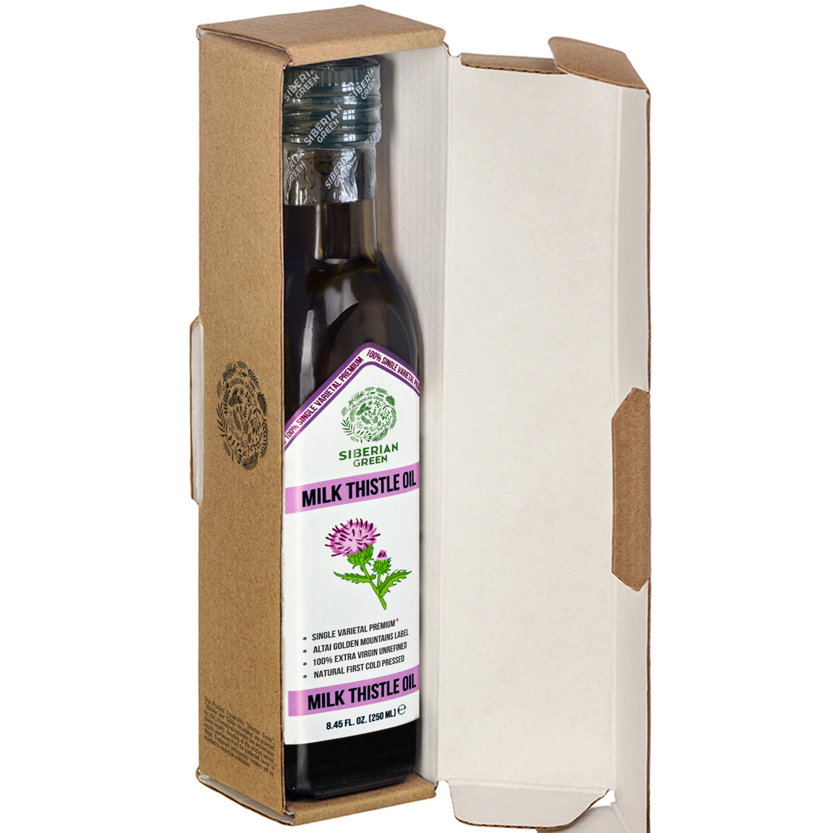 Siberian Green Milk Thistle Oil – 250ml Cold-Pressed Extra Virgin
