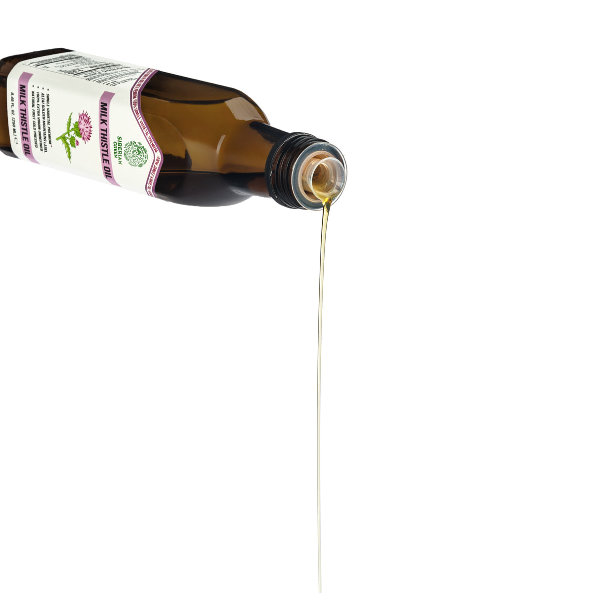 Siberian Green Milk Thistle Oil – 250ml Cold-Pressed Extra Virgin