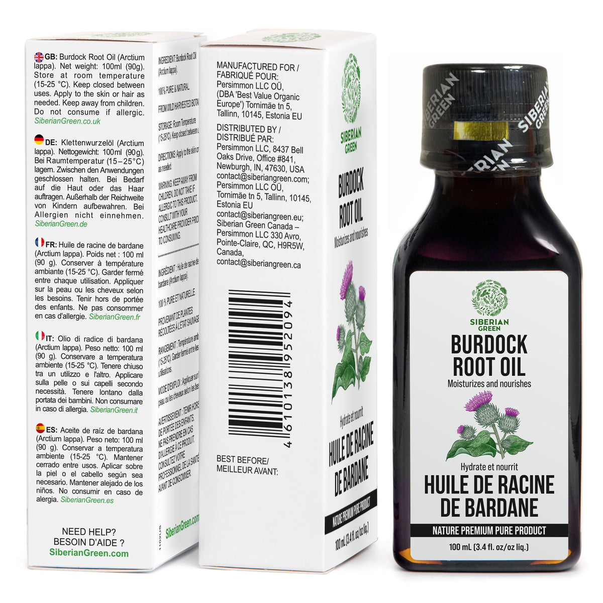 Aceite de bardana - La solución curativa para el cabello y la piel en la Unión Europea