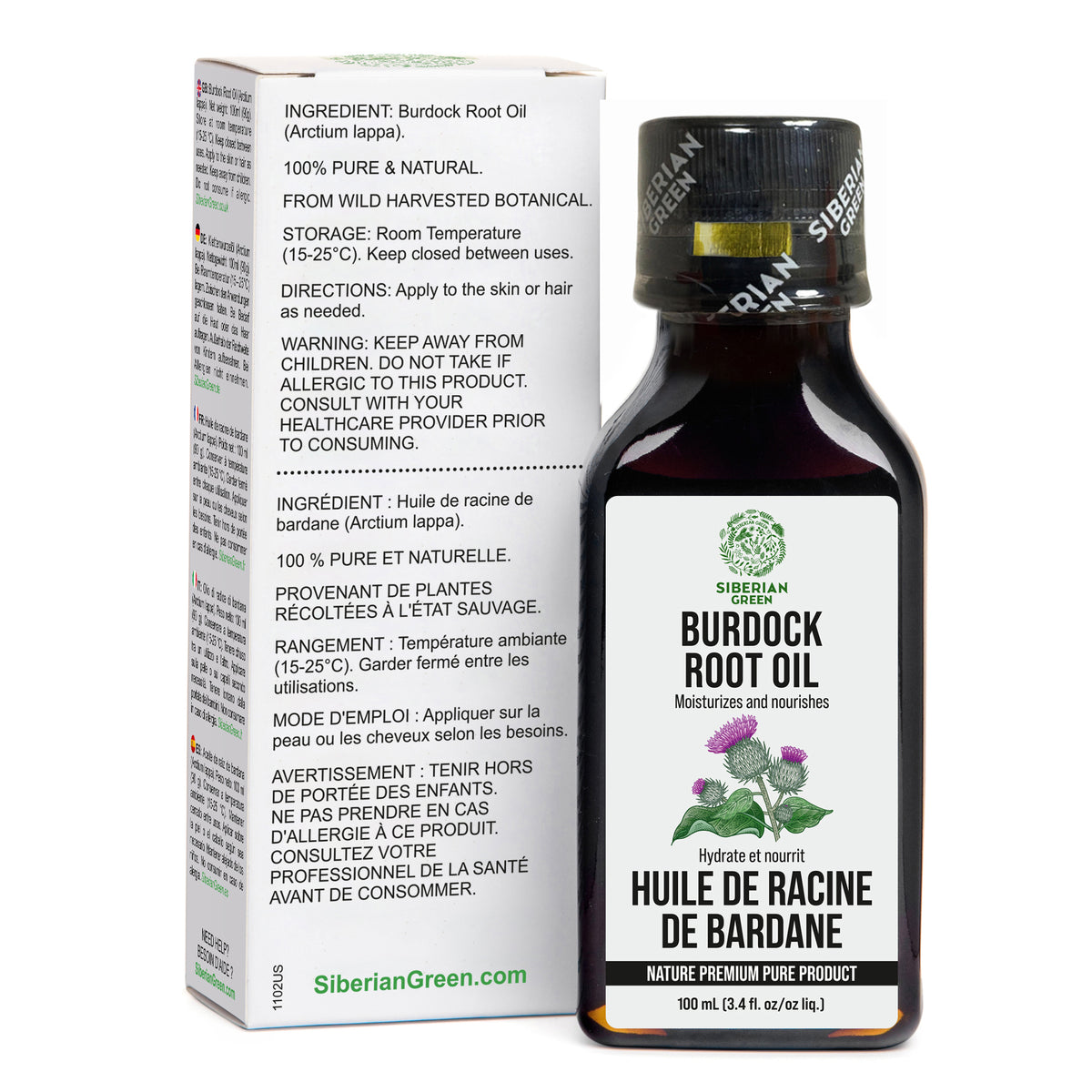 Aceite de bardana - La solución curativa para el cabello y la piel en la Unión Europea