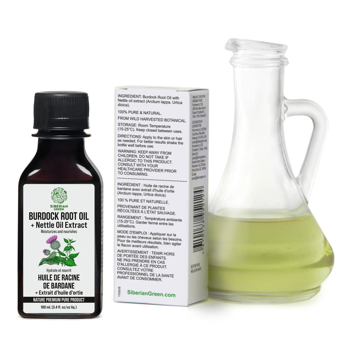 Huile de bardane et ortie : Une approche unique pour des cheveux sains