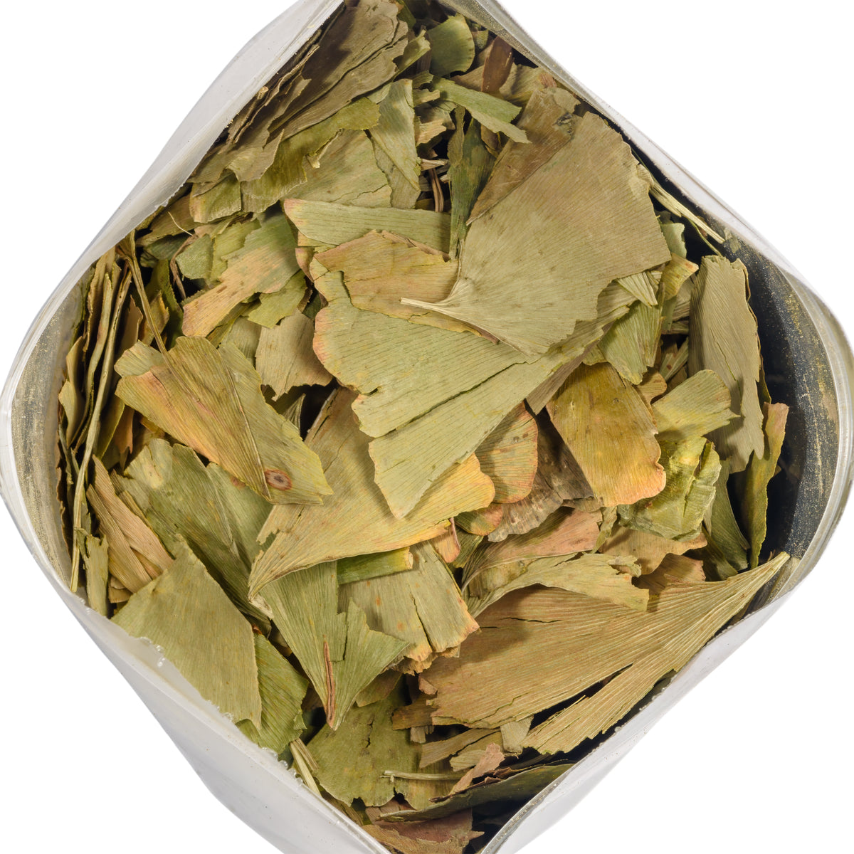 Ginkgo Biloba verde siberiano tagliato e setacciato in foglie 200g Premium Tè sfuso Biloba puro e sano Raccolto selvatico