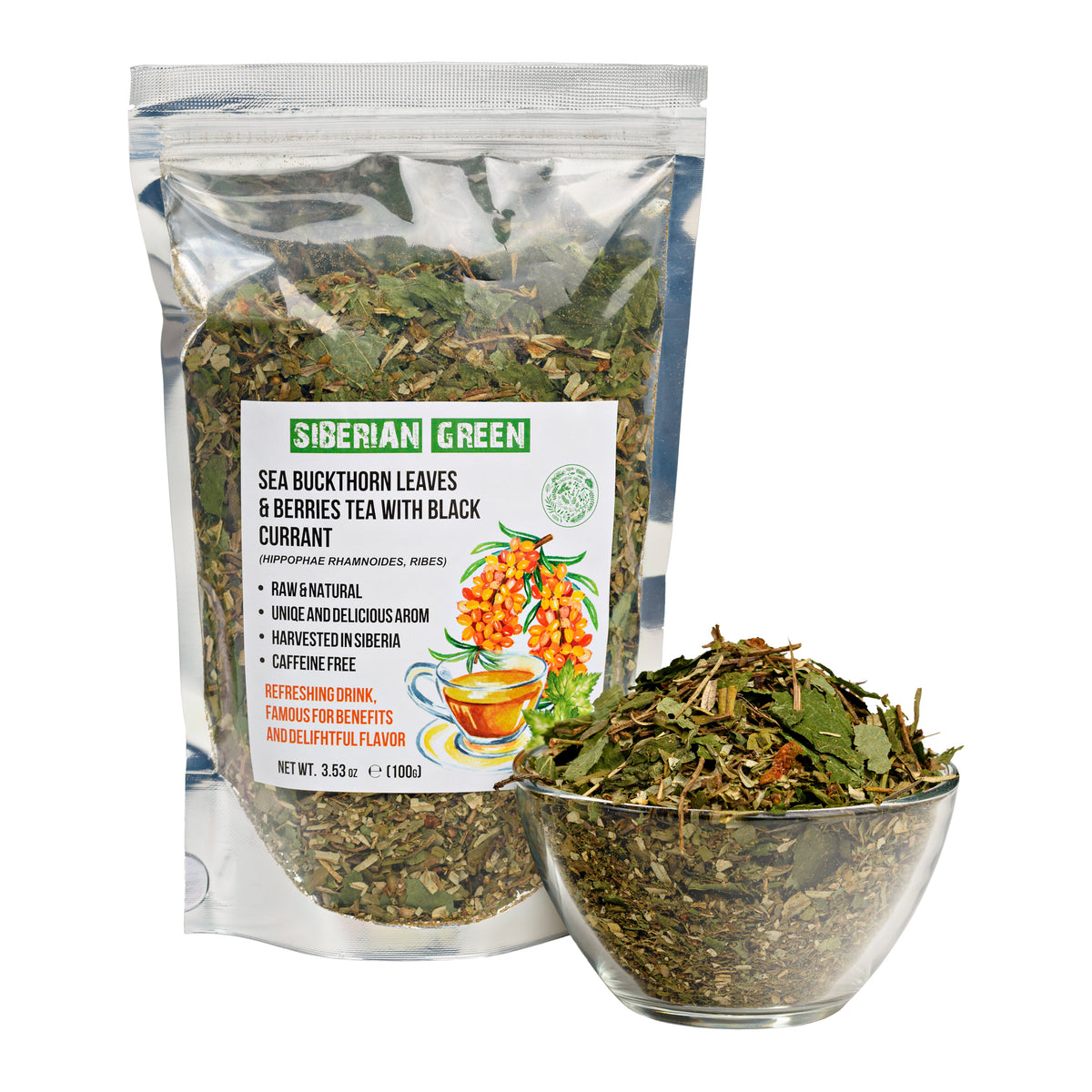 aromatic black currant leaves