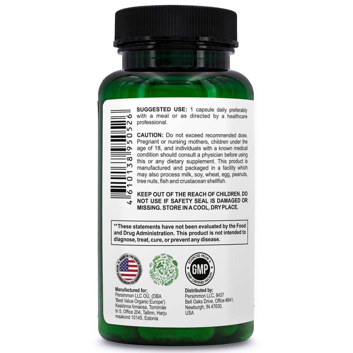 Complesso ayurvedico di Ashwagandha con Altai Shilajit e Curcuma 60 Capsule