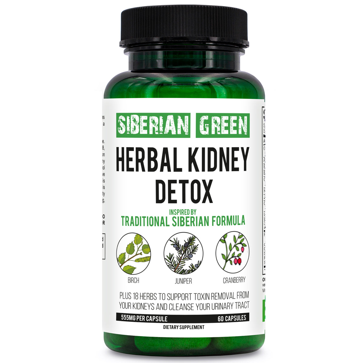 Kidney Detox Herb - Cranberry, Birch & Juniper Formula | 60 Capsules