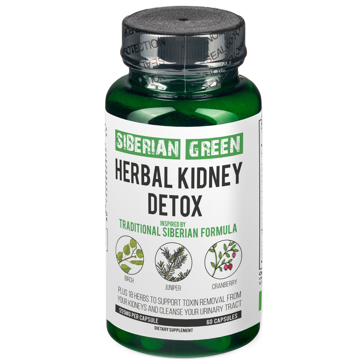 Kidney Detox Herb - Cranberry, Birch & Juniper Formula | 60 Capsules