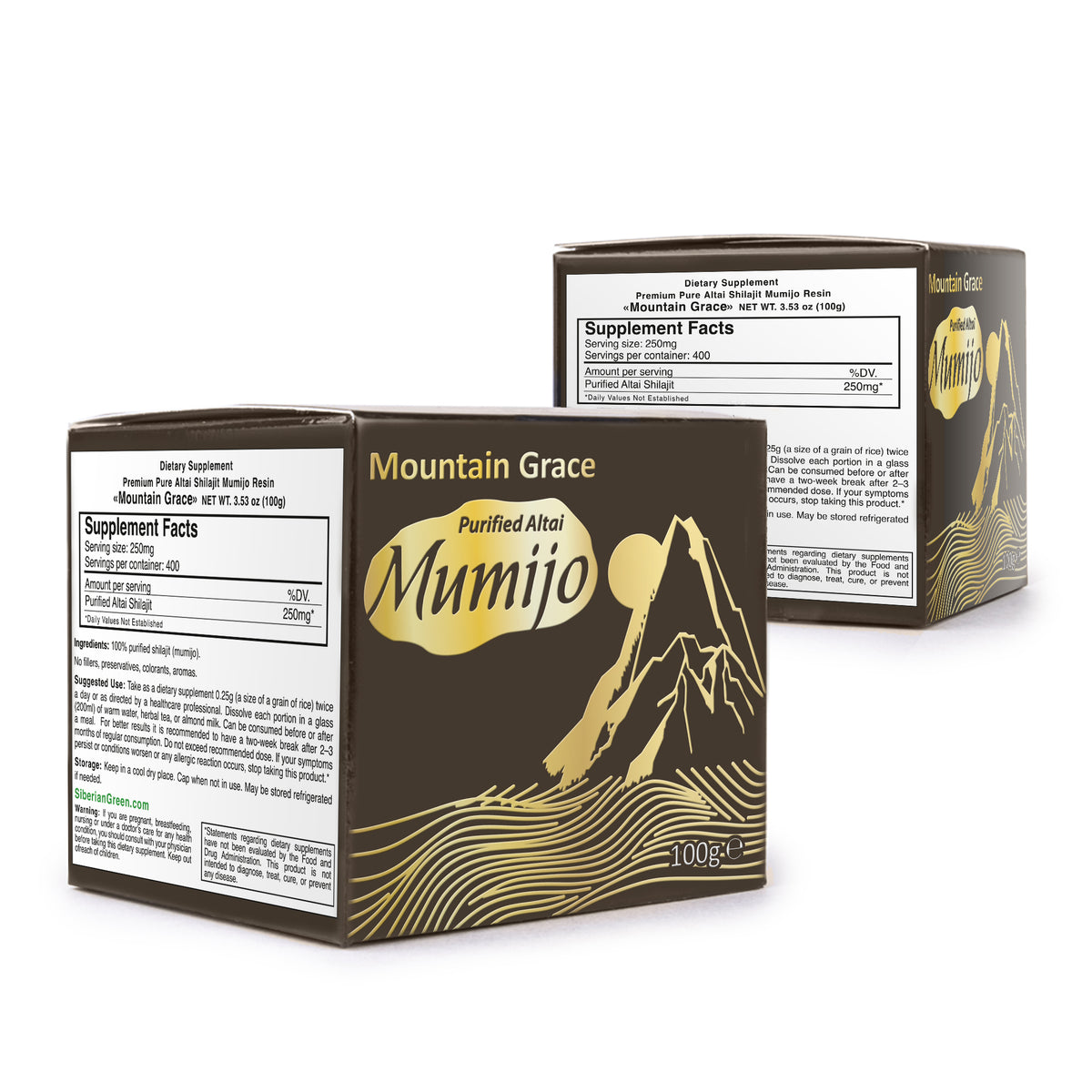 Résine de Shilajit de Sibérie - Altai Mumijo pour des solutions de santé améliorées | 100 gm