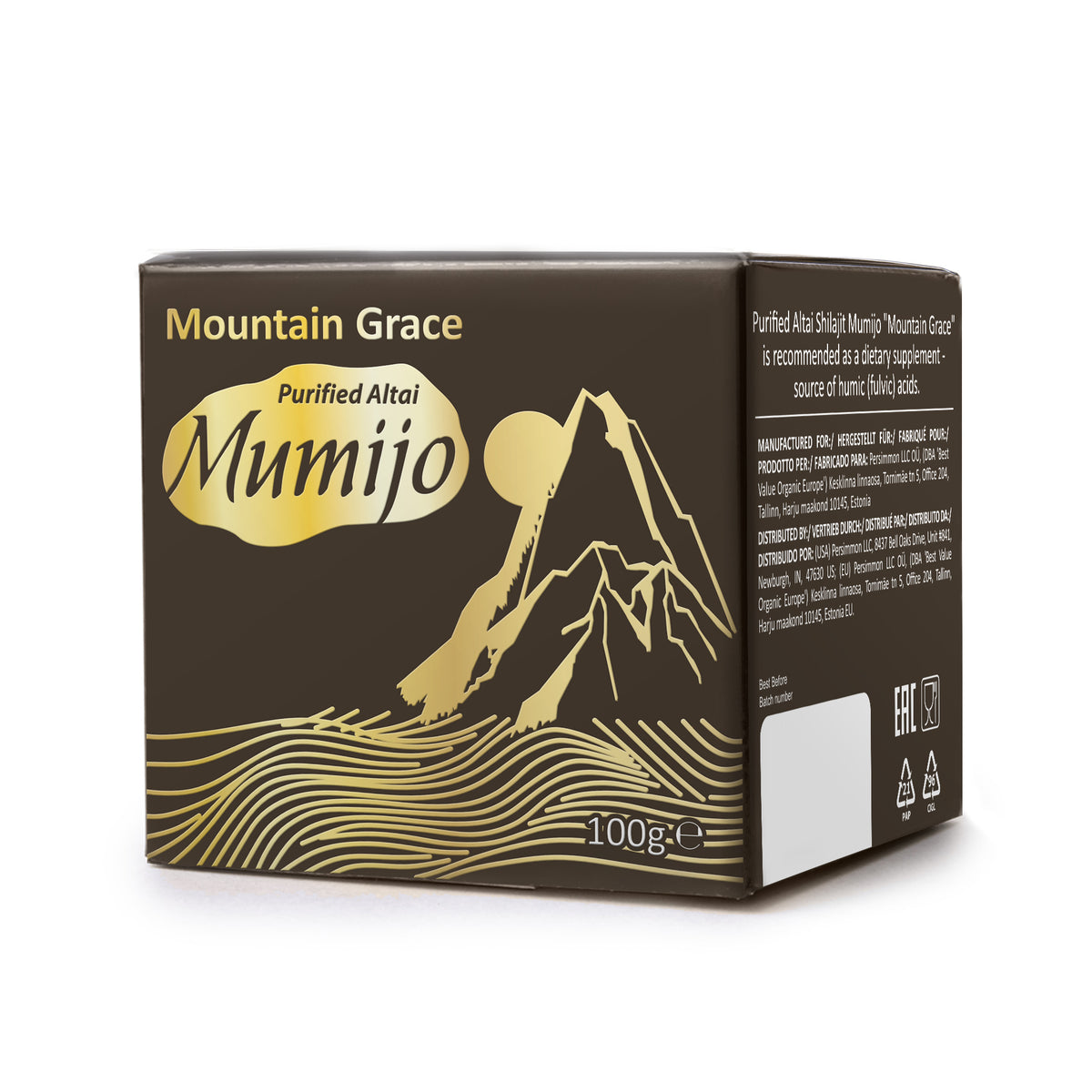 Résine de Shilajit de Sibérie - Altai Mumijo pour des solutions de santé améliorées | 100 gm