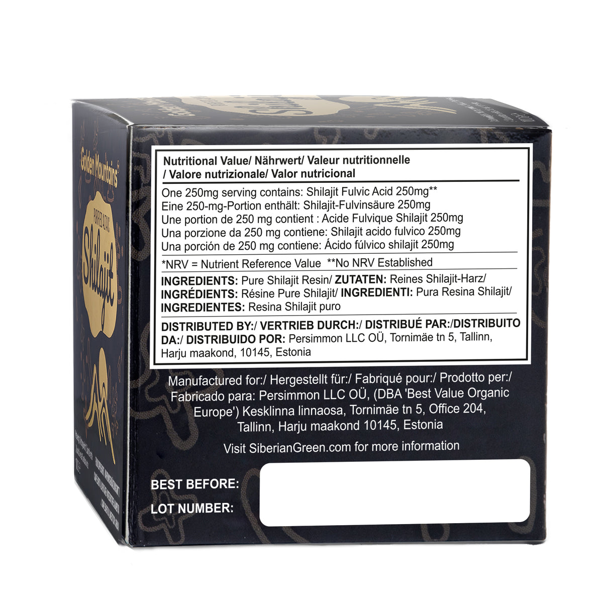 Golden Mountains Shilajit Resin – Pure Altai Siberian Power