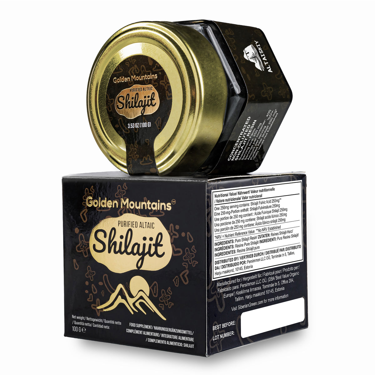 Golden Mountains Shilajit Resin – Pure Altai Siberian Power