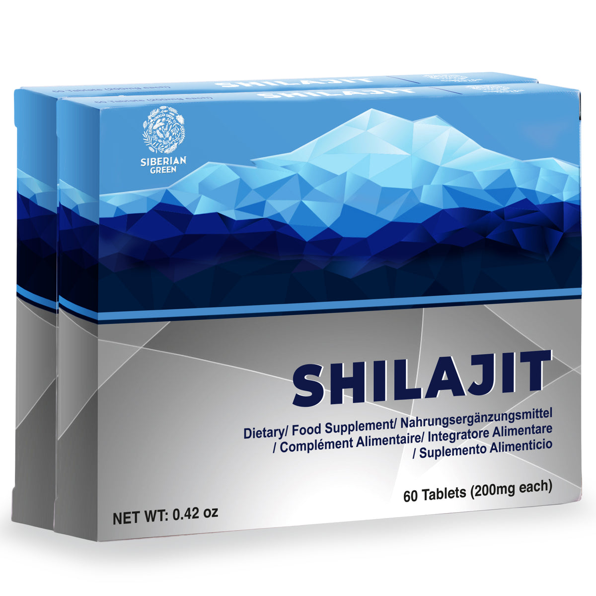 Blue Mountain Mumiyo Shilajit Tabletas - 120 Contar (2 x 60 Paquete)