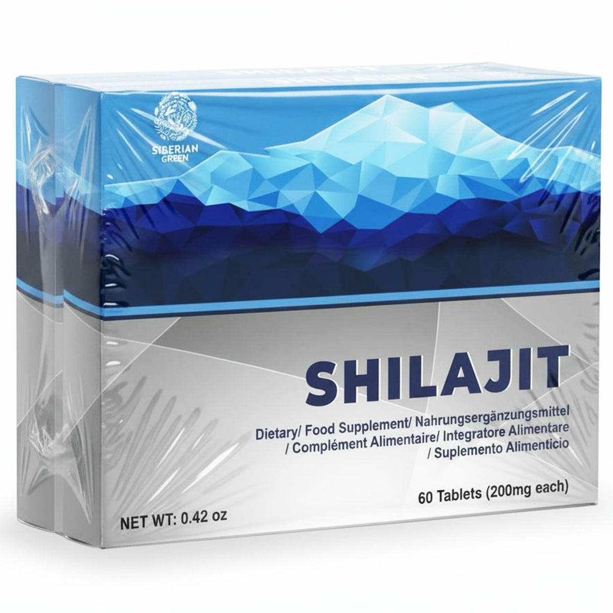 Blue Mountain Mumiyo Shilajit Tabletas - 120 Contar (2 x 60 Paquete)