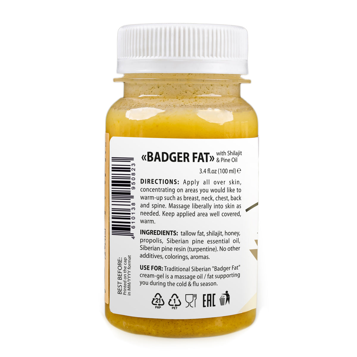 Badger Fat Cream-Gel from Siberian Wellness: Natural Relief