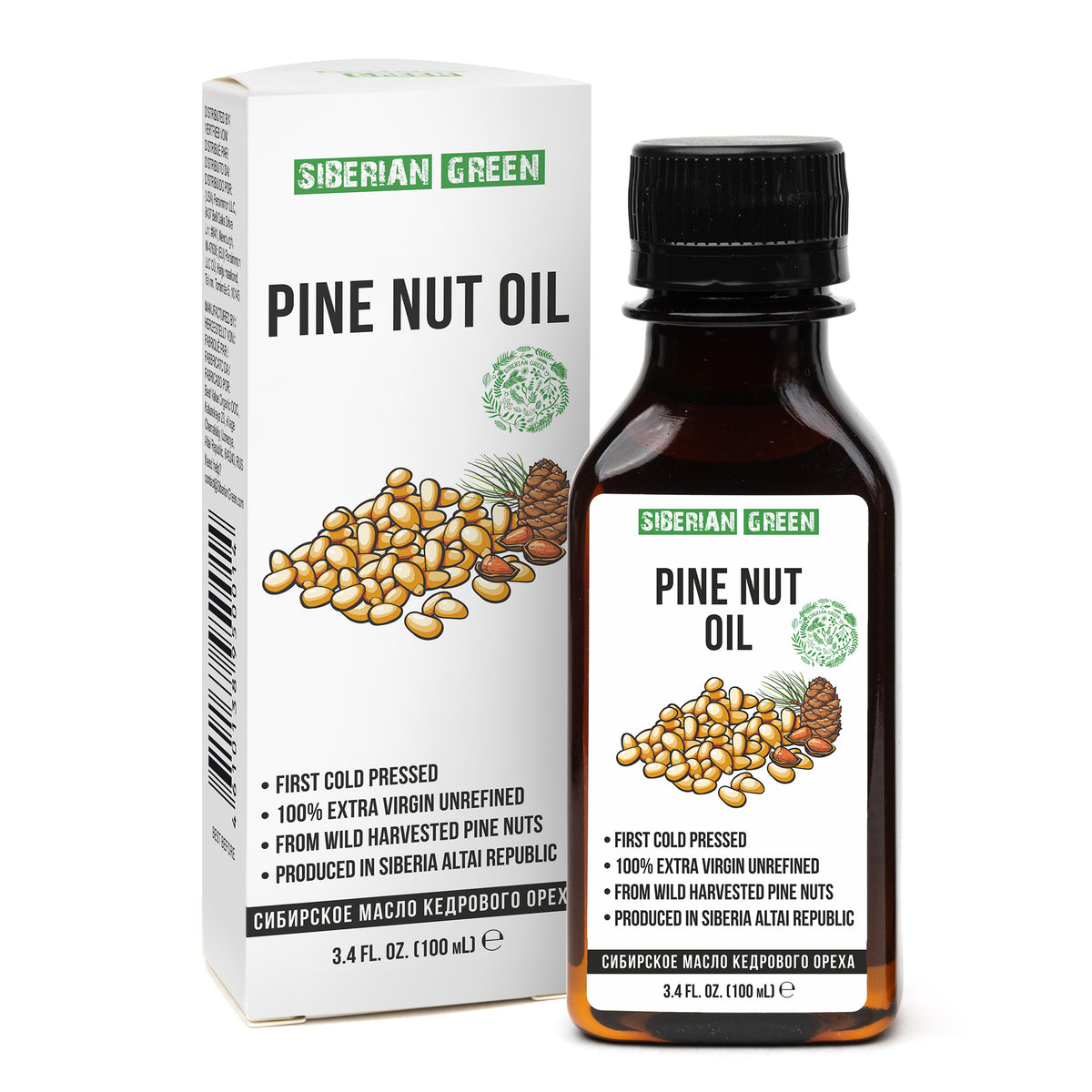 Siberian Pine Nut Oil - Сold Pressed Premium quality
