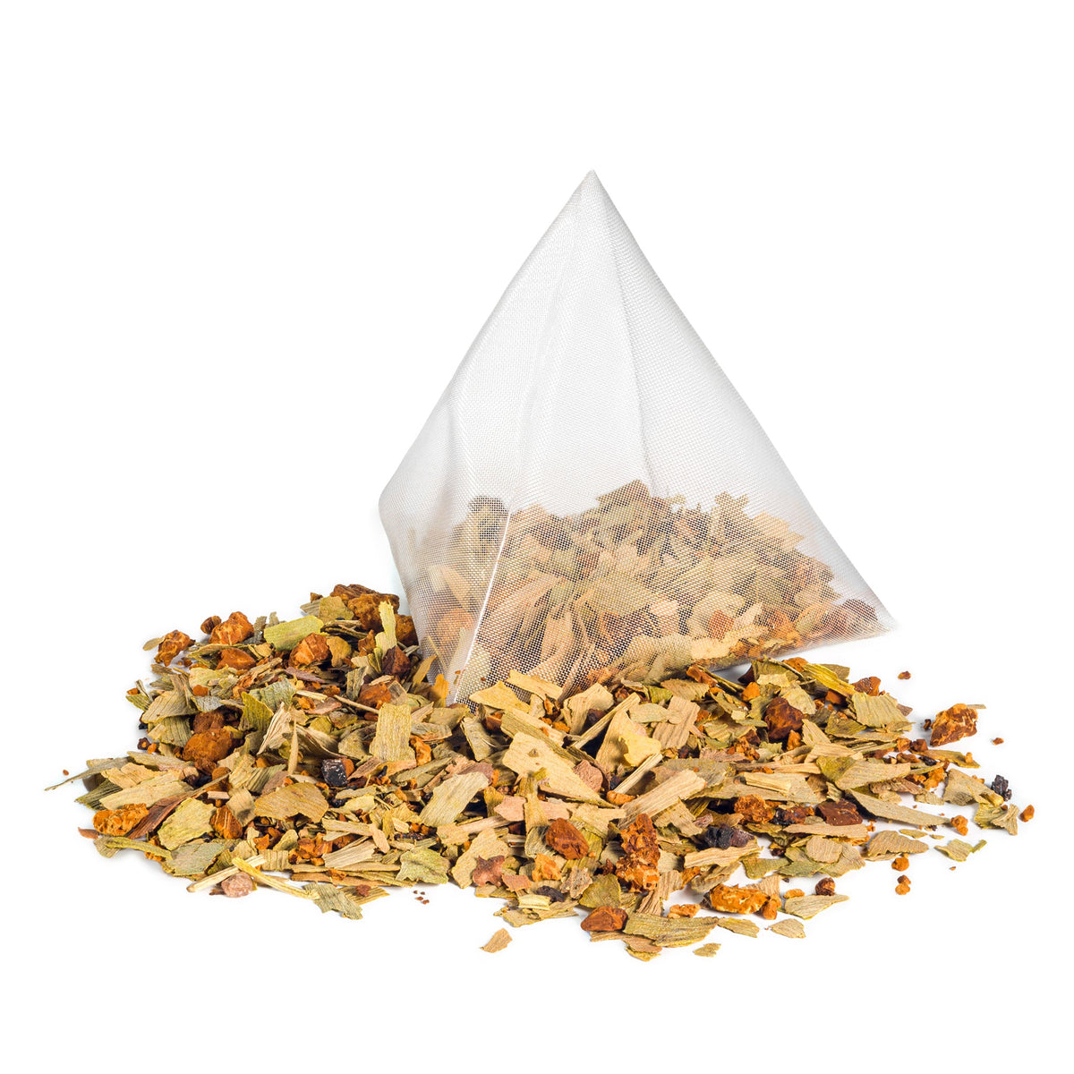 Brewed cup of Ginkgo Biloba Tea with Chaga infusion