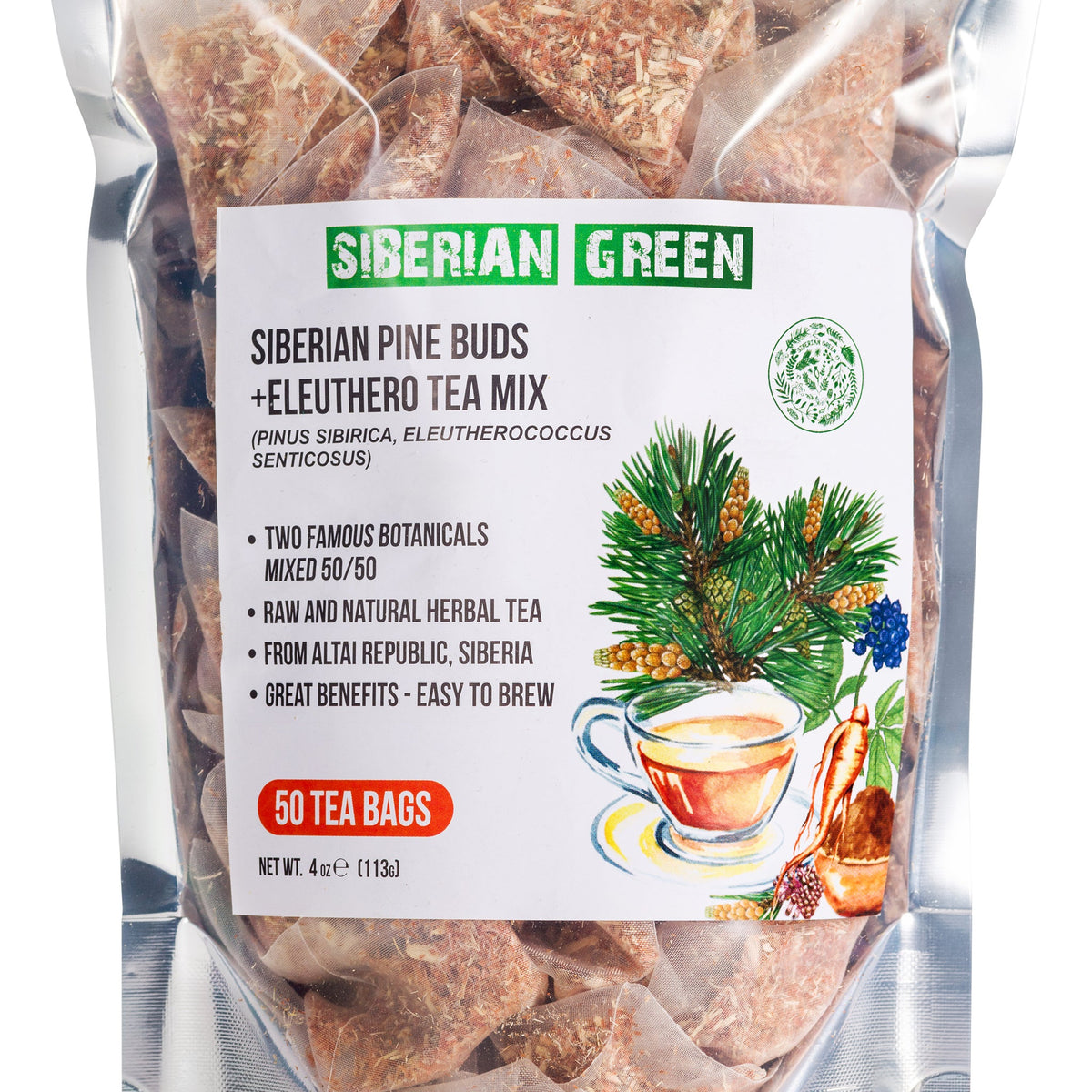 Eleuthero Root &amp; Pine Buds Tea 