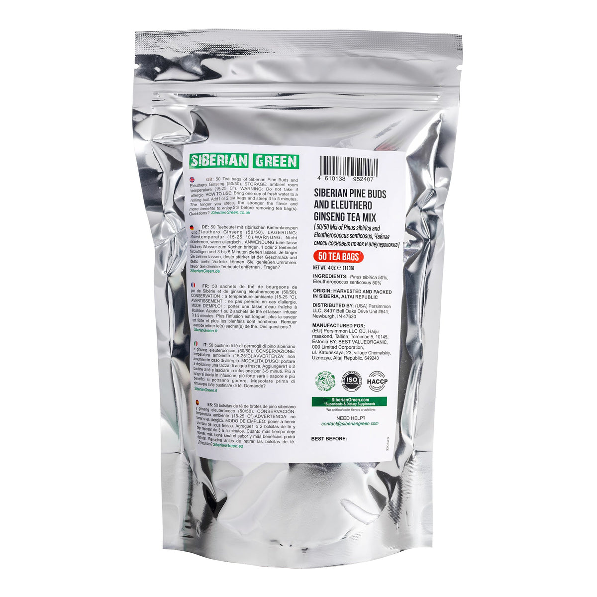 Eleuthero Root &amp; Pine Buds Tea 