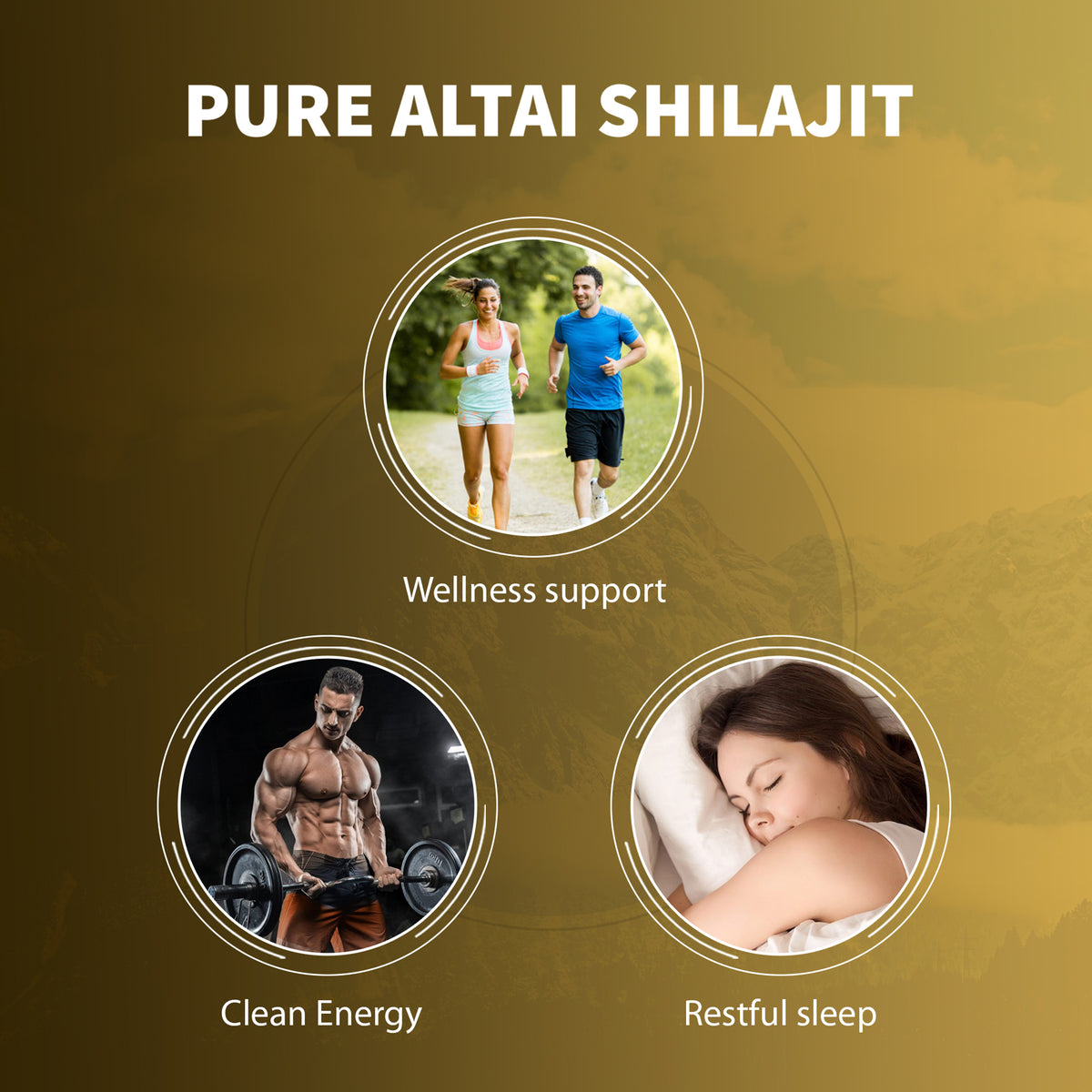 Shilajit 120 gocce secche - Il migliore Altai "Golden Mountains