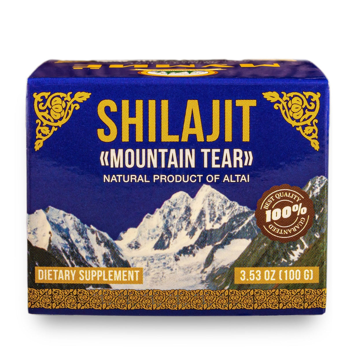 "Mountain Tear" Altai Pure Premium Shilajit Mumijo Resin Siberia 100g (3.4 oz)