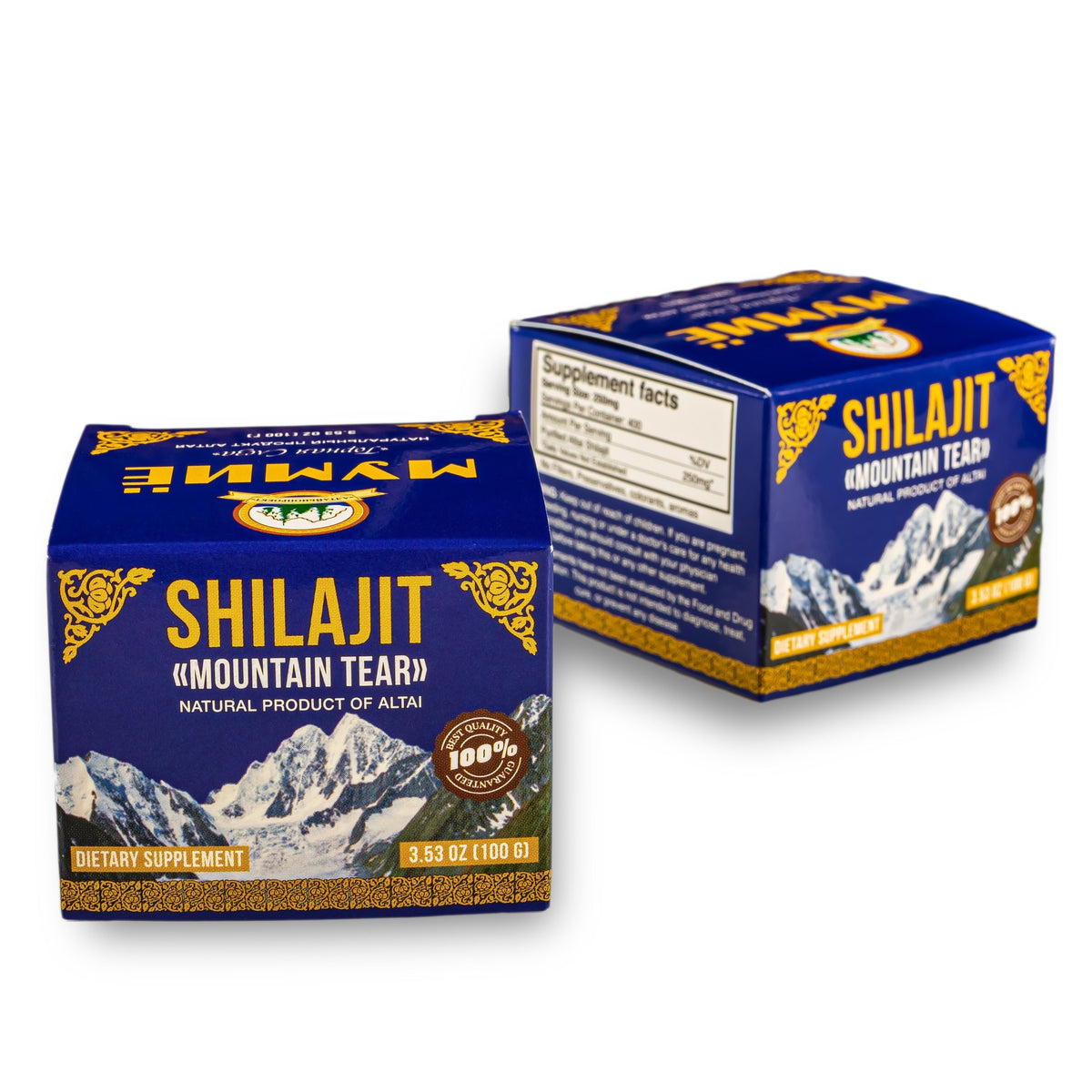 "Bergträne" Altai Reines Premium Shilajit Mumijo Harz Sibirien 100g (3.4 oz)