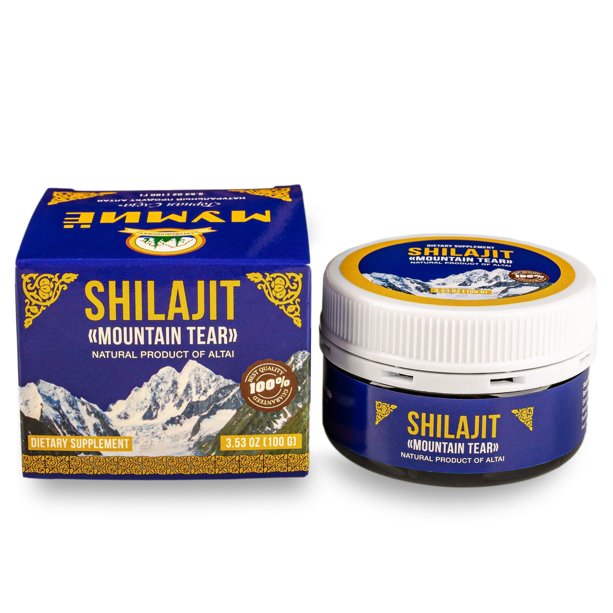 "Mountain Tear" Altai Pure Premium Shilajit Mumijo Resin Siberia 100g (3,4 oz)